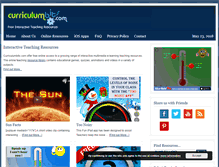 Tablet Screenshot of curriculumbits.com